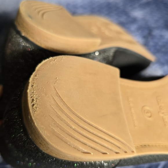 Cat & Jack Black Glitter Ankle Boots - Picture 15 of 16